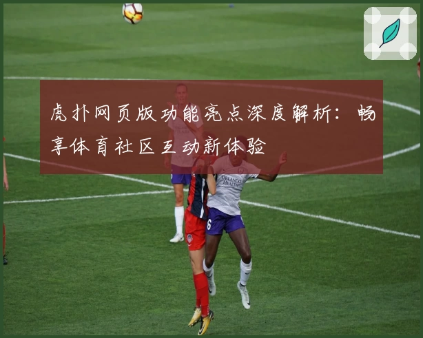 虎扑网页版功能亮点深度解析：畅享体育社区互动新体验